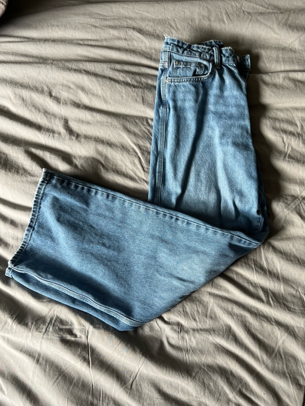 MAVI all blue wide leg jeans